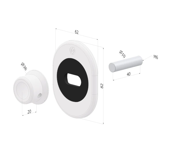 SECUREMME KIT BARI - Διακοσμητικό Σετ Συρόμενου Περιοριστή