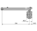 ASSA ABLOY DC300 DIMENSIONS